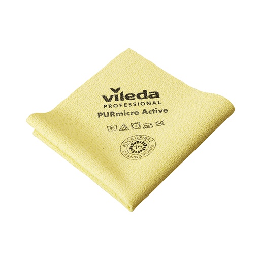 [VLD0064] Panno PURMicro ACTIVE giallo 38X35 cm per superfici (5pz/cf)