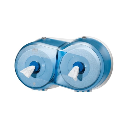 [TRK0064] 294024 Dispenser doppio carta igienica Mini Smartone blu Tork (Sistema: T9)