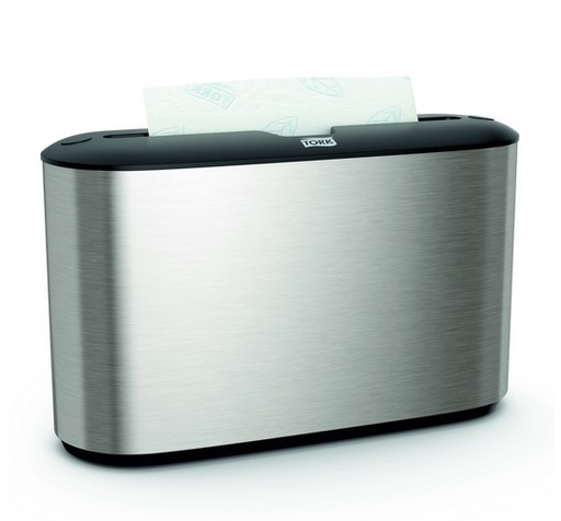 [TRK0056] 460005 Dispenser asciugamani piegati a Z da banco manuale acciaio Tork (Sistema:H2)