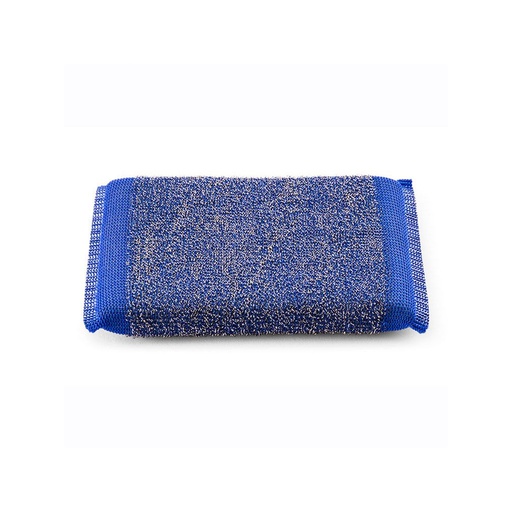 [4GS0009] Spugna inossidabile blu 10x14 cm (6pz/cf)