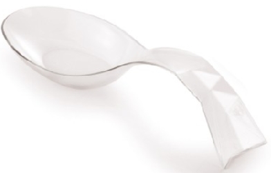 [ALC0012] Cucchiaio bon ton trasparente (25pz/cf)