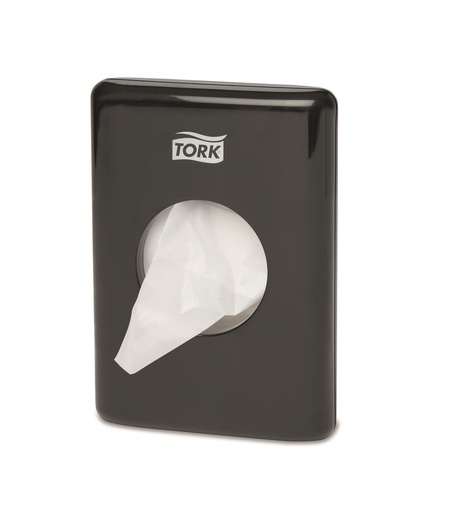 [TRK0076] 566008 Dispenser per sacchetti igienici nero Tork